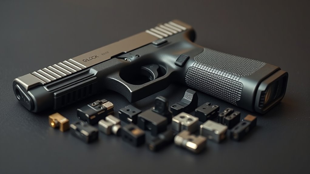 top glock iron sights