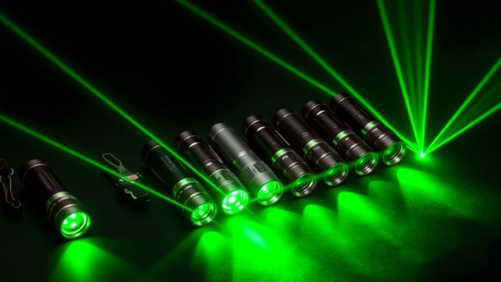 top green laser combos
