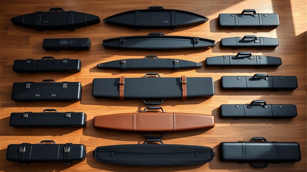 top hard bow cases