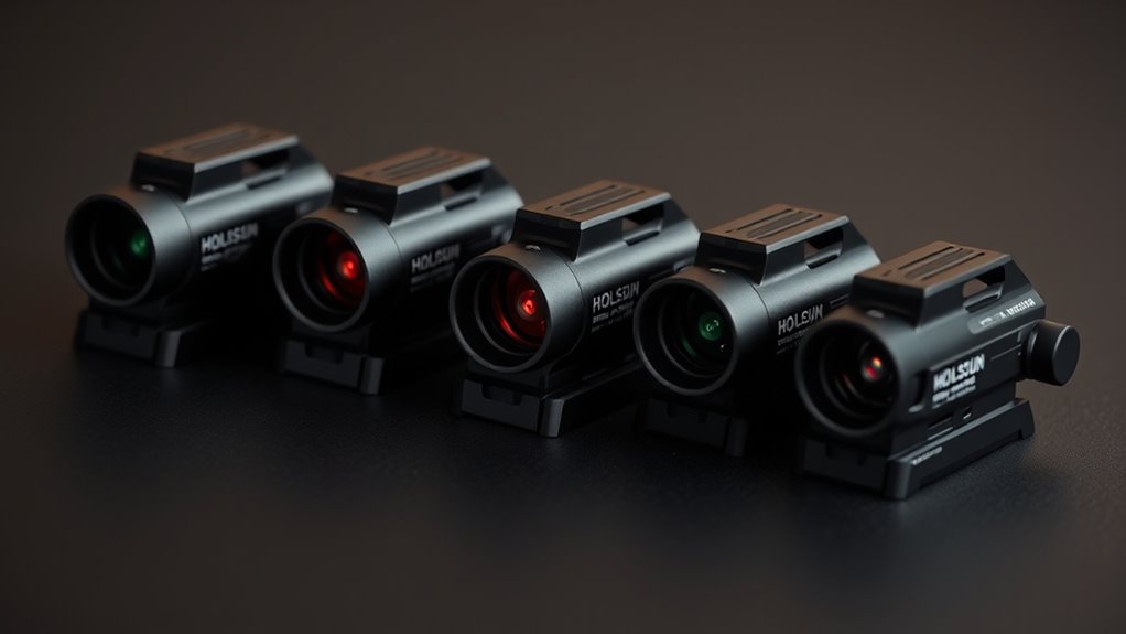 top holosun red dot sights
