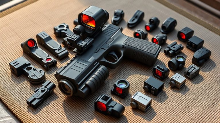 top m18 red dot sights