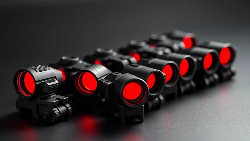 top mini red dots