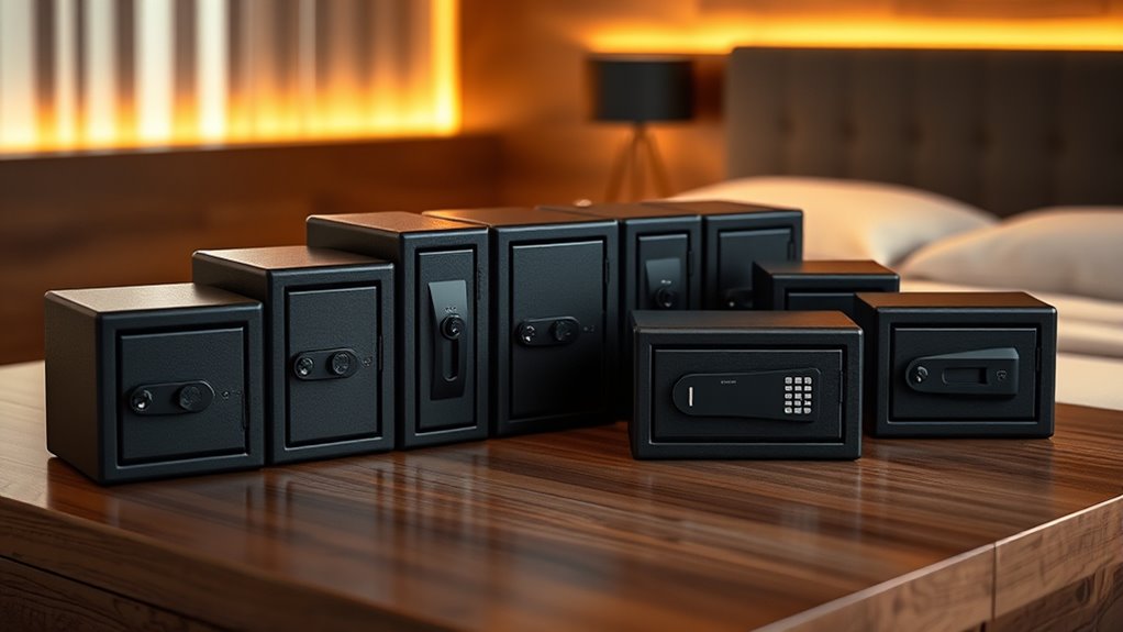 top nightstand gun safes