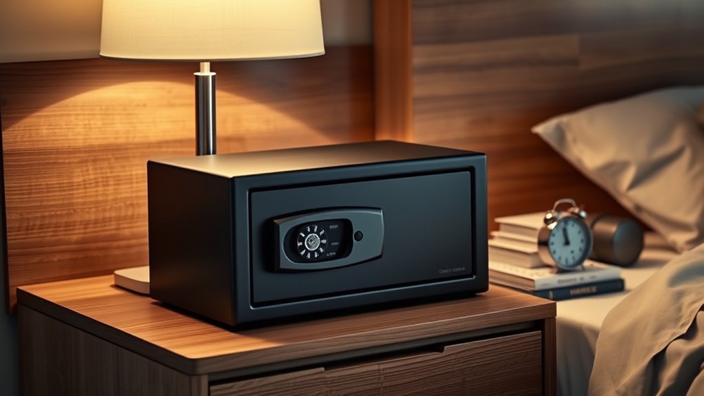 top nightstand gun safes