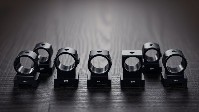 top offset red dot mounts