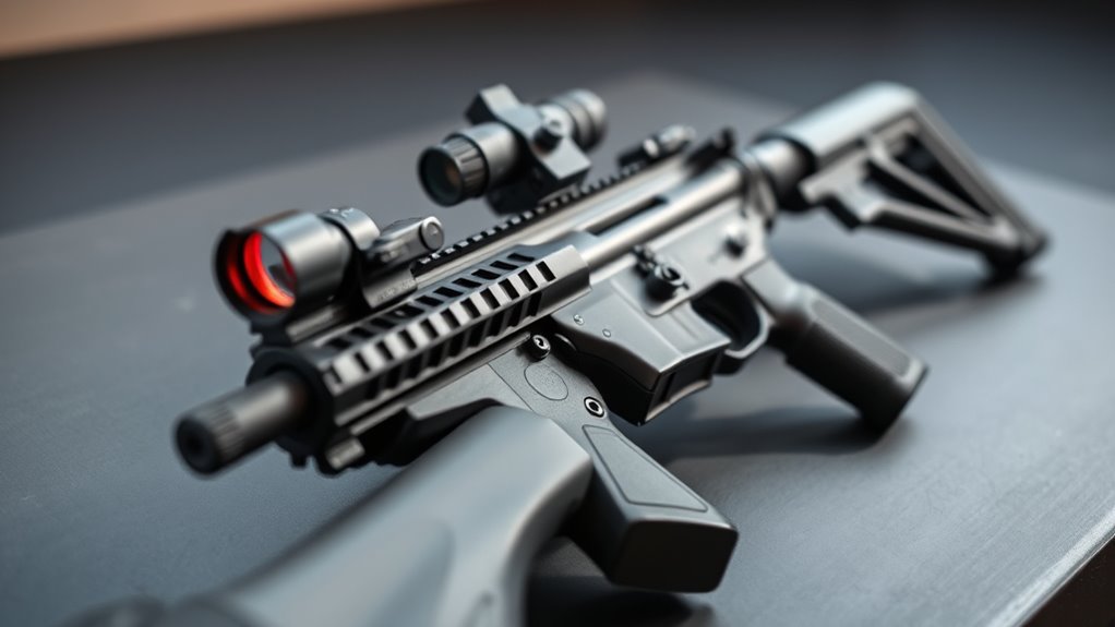 top offset red dot sights