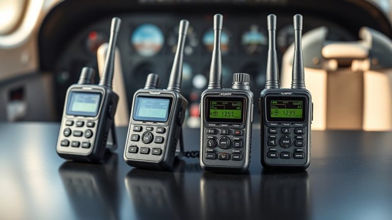 top pilot handheld radios
