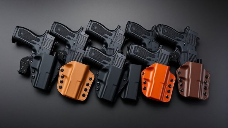 top pistol light holsters