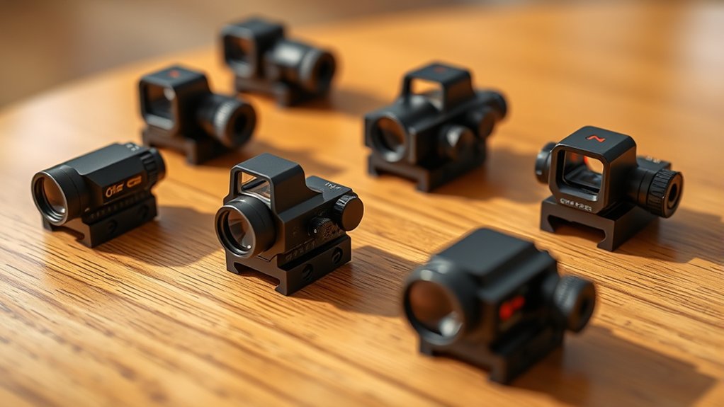 top pistol red dots