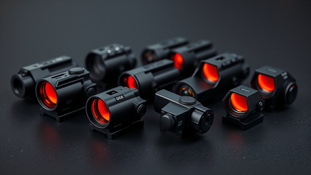top pistol red dots