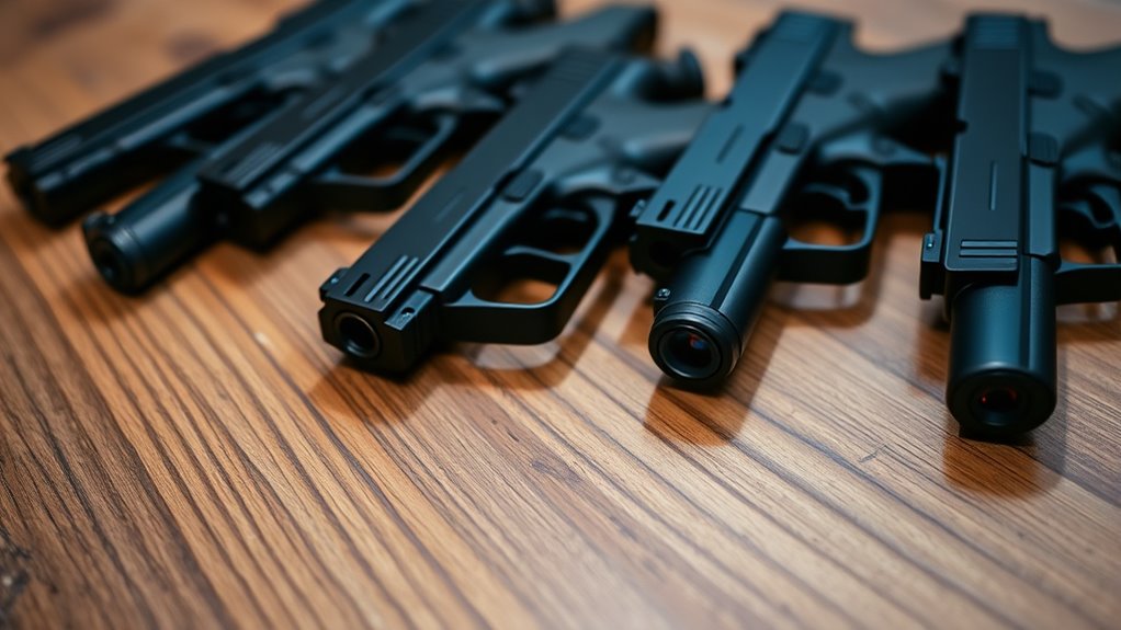 top pistol red dots