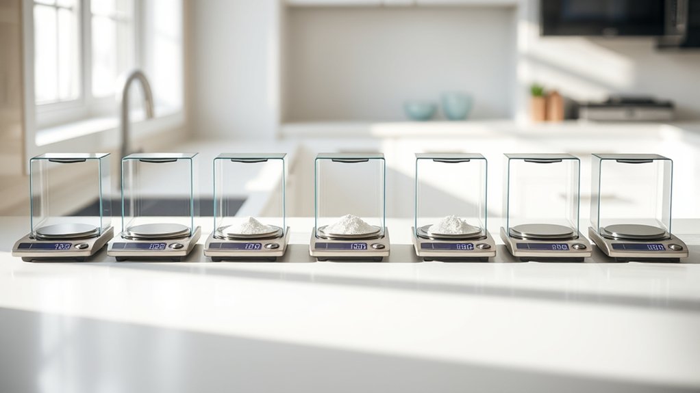 top powder dispenser scales