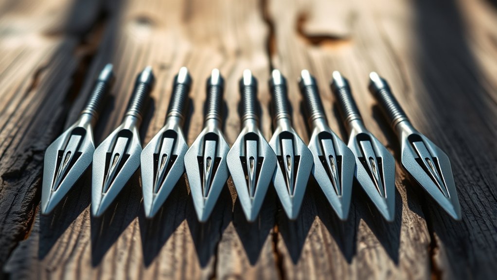top rear deploying broadheads