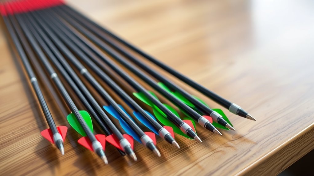 top recurve target arrows
