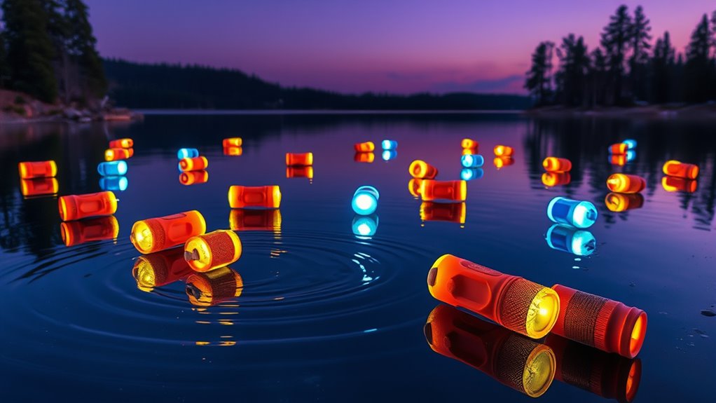 top waterproof floating flashlights