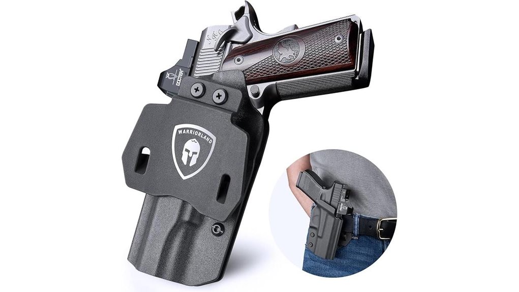 1911 holster adjustable kydex