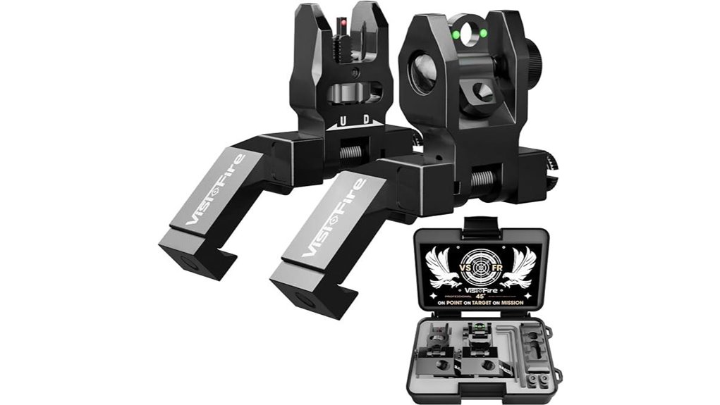 45 degree flip up sights