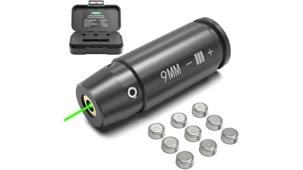 9mm 223 laser bore sighter