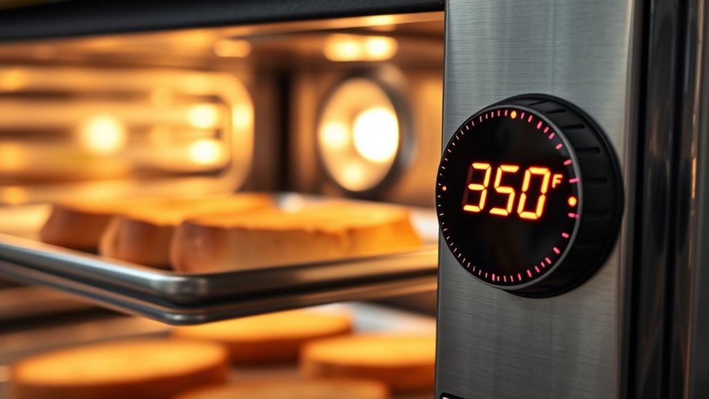 adjust oven temperature precisely