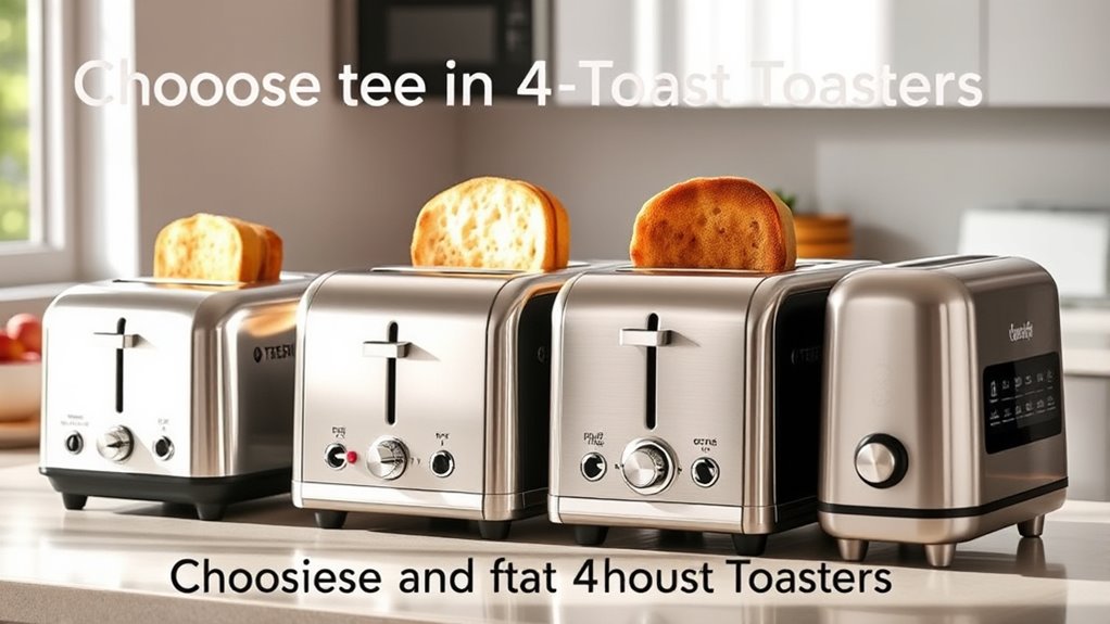 adjustable easy to clean toaster