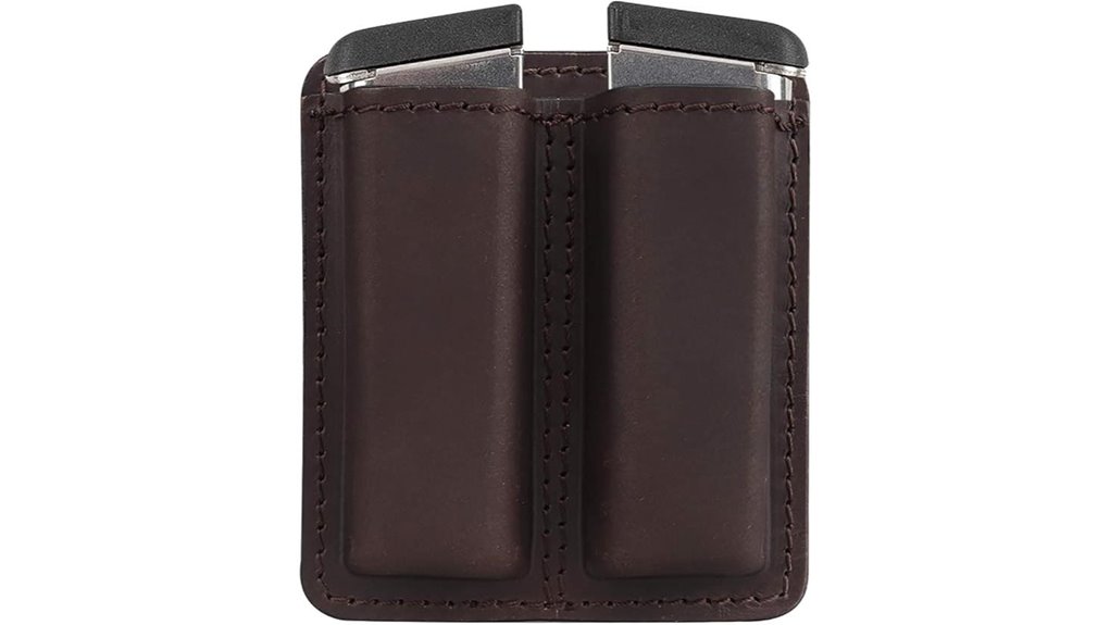 adjustable leather magazine holder