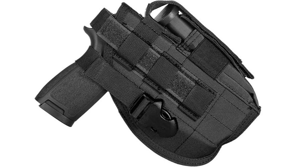 adjustable molle gun holster