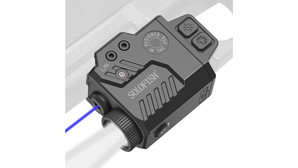 adjustable pistol light laser