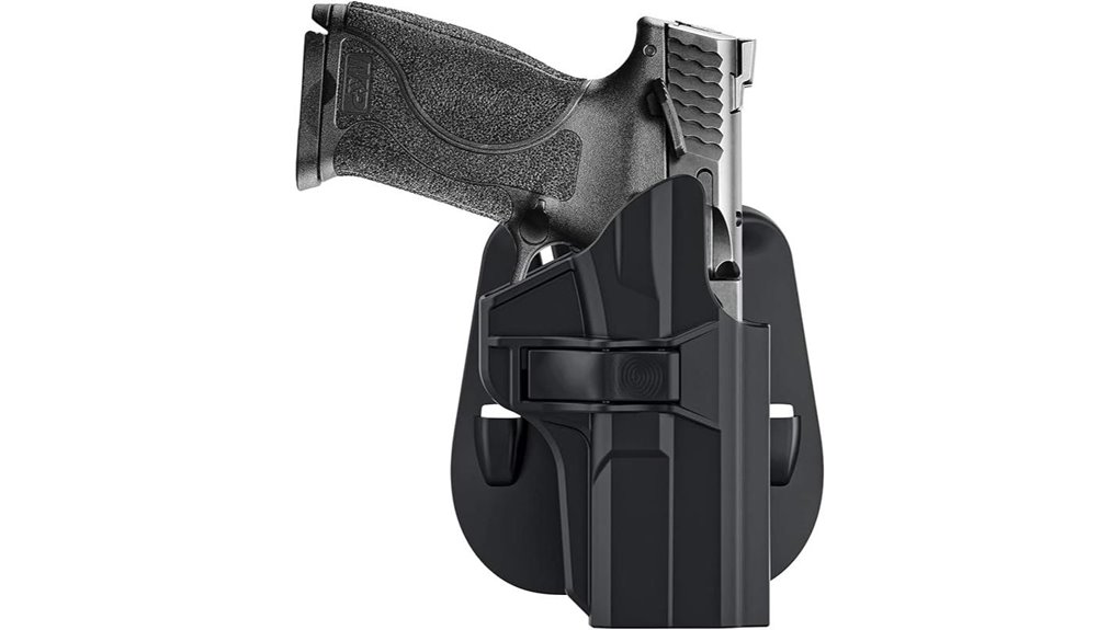 adjustable right hand gun holster