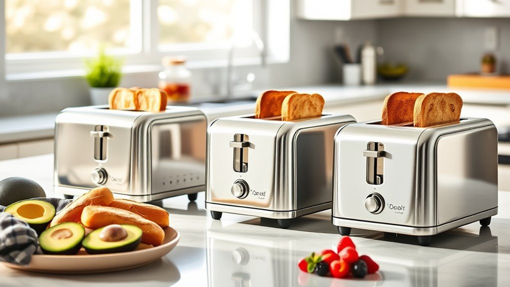 adjustable versatile toasting features