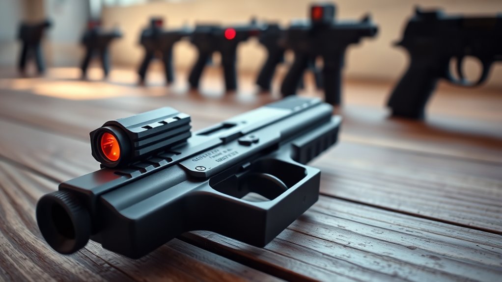 affordable pistol red dot sights