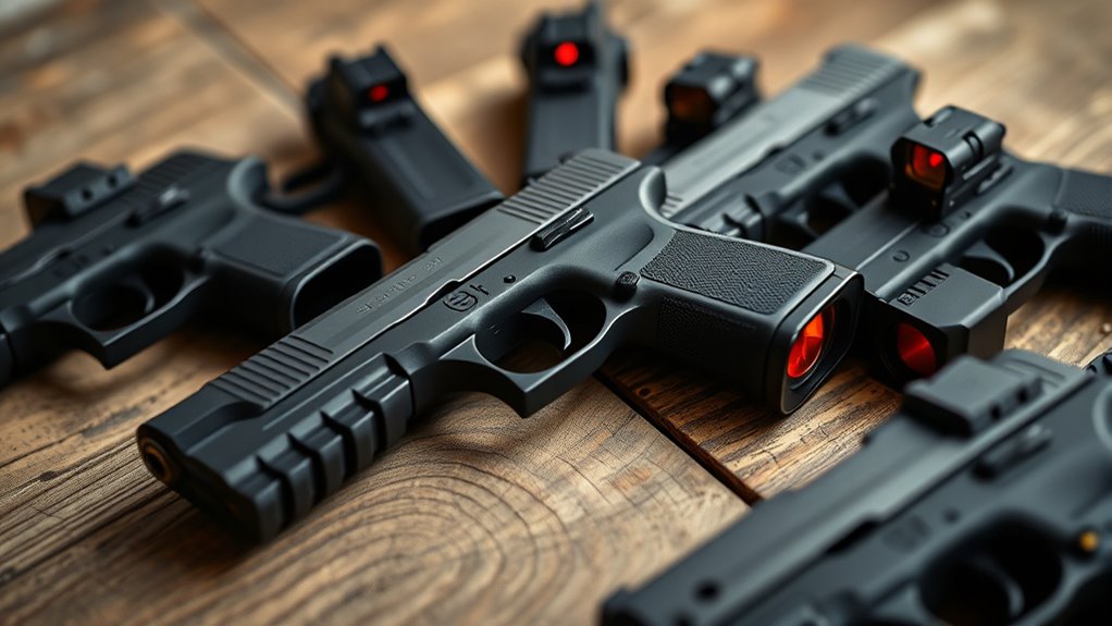 affordable pistol red dot sights