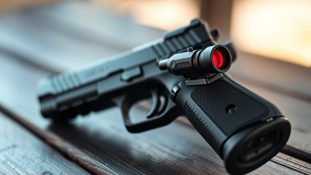 affordable pistol red dots