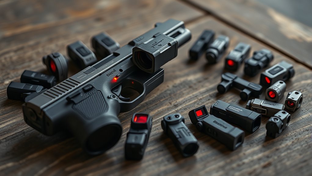 affordable pistol red dots