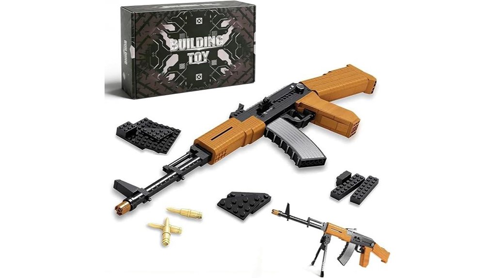 ak47 brick gun set