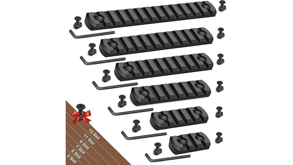 aluminum picatinny rail set