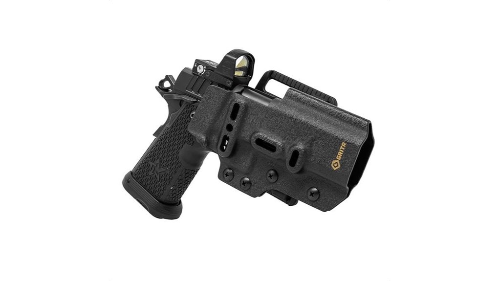 ambidextrous kydex competition holster
