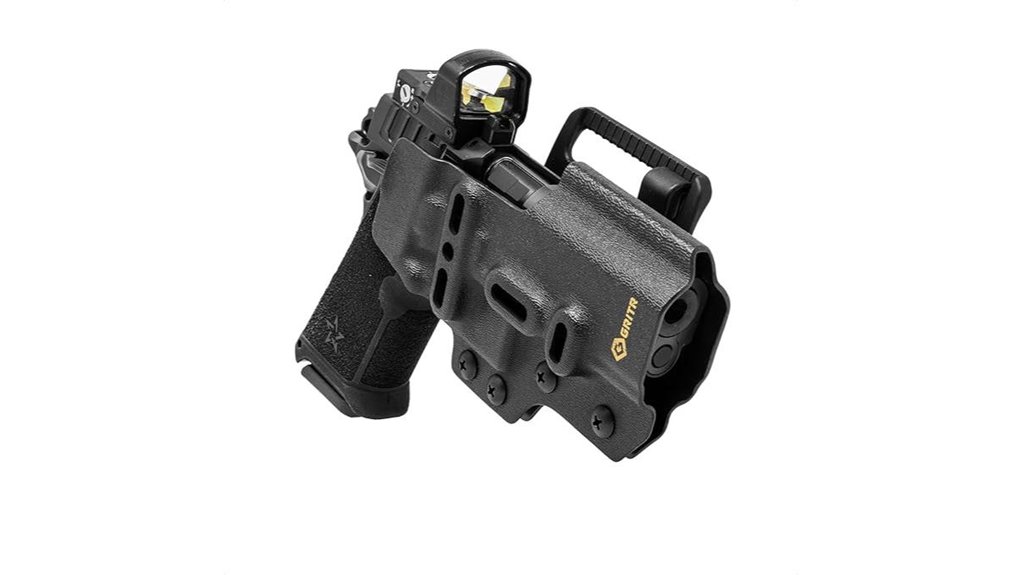 ambidextrous kydex competition holster