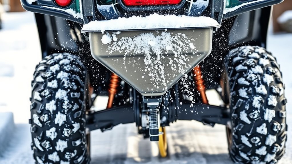 atv spreader capacity features