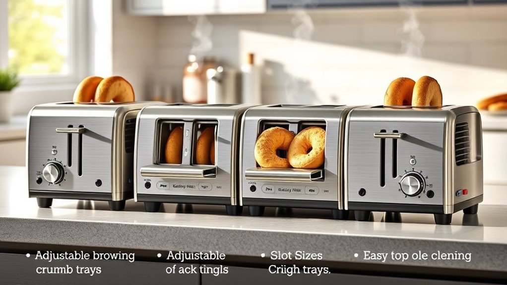 bagel sized toasting features