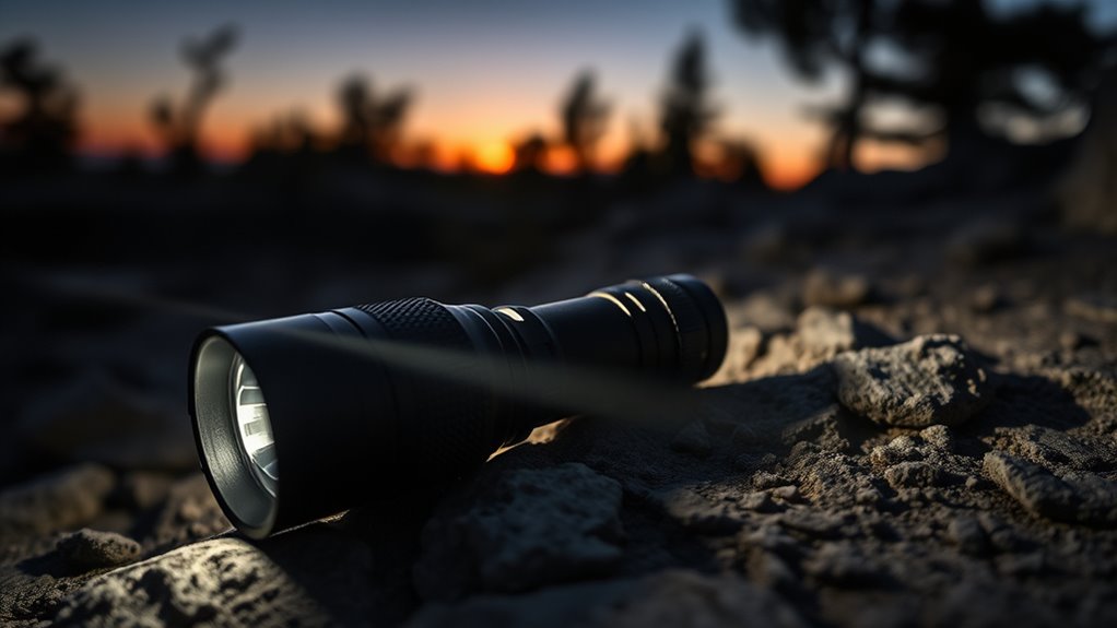 beam distance and brightness