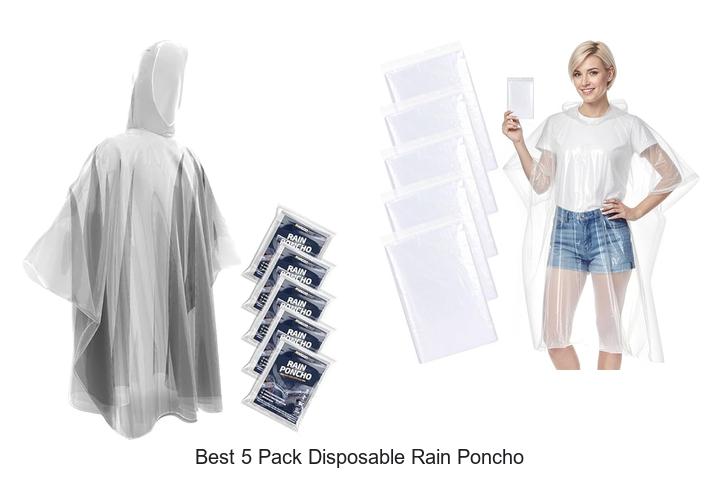Best 5 Pack Disposable Rain Poncho You Can’t Miss Out On!