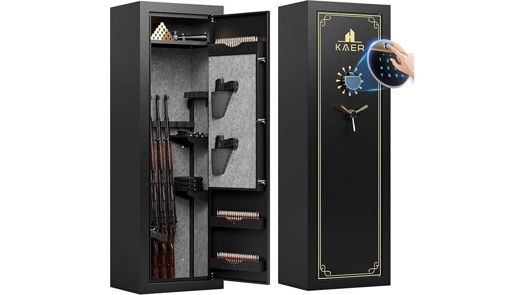 biometric gun safe security
