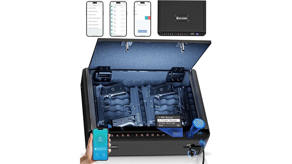 biometric smart gun safe