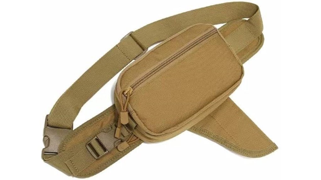 black camo fanny pack