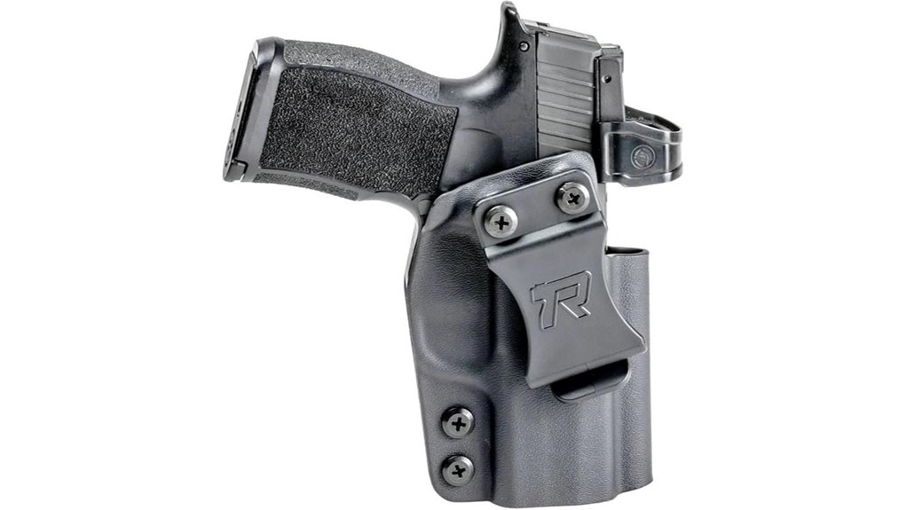 black kydex iwb holster