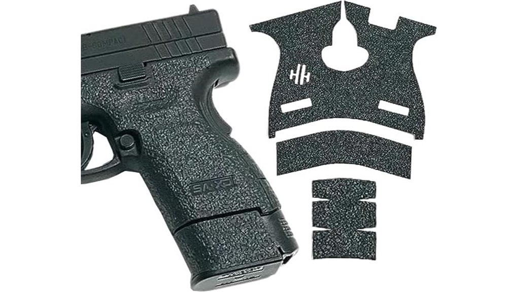 black rubber gun grip