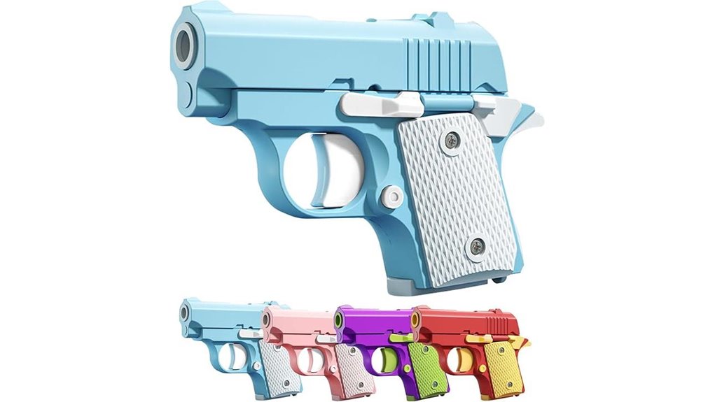 blue white stress relief toy