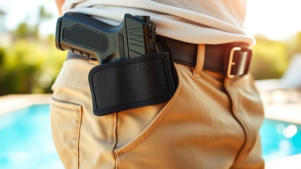 breathable lightweight secure holster