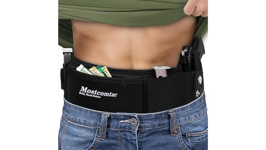 breathable neoprene belly holster
