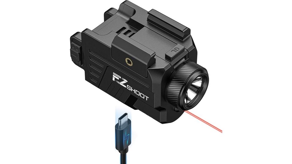 bright pistol light laser